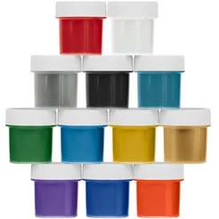 Краски по ткани акриловые Гамма "Хобби" 100712 (12 цветов)