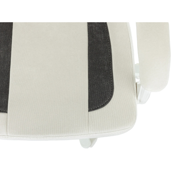 Кресло игровое Knight Wolf WH (молочный/серый)