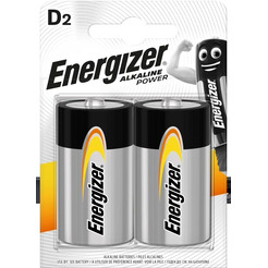 Батарейки Energizer Alkaline Power D (LR20) 2 шт