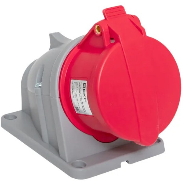Розетка стационарная наружная EKF 115 3Р+РЕ+N 16А 380В IP44 PROxima