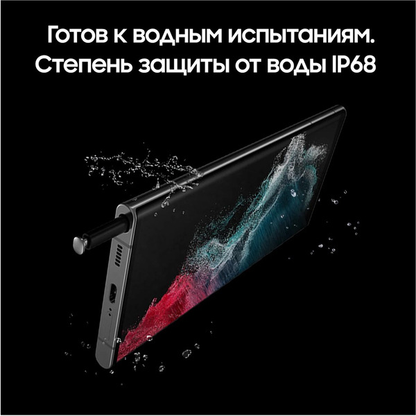 Смартфон Samsung Galaxy S22 Ultra 12GB/256GB (черный фантом)