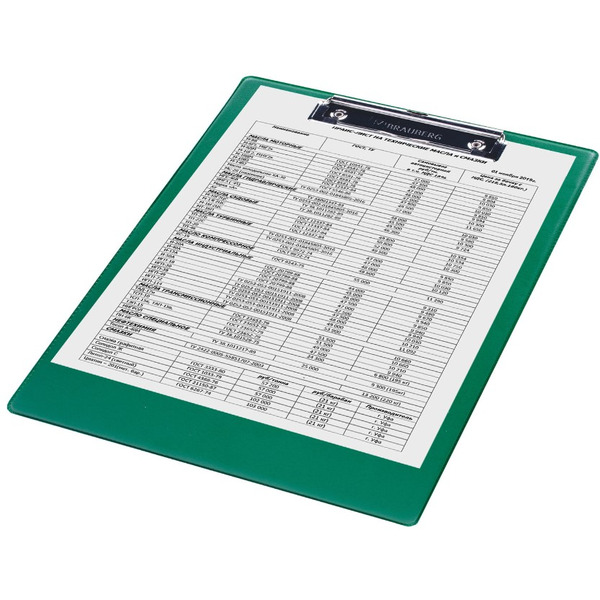 Папка-планшет с верхним прижимом BRAUBERG 232222