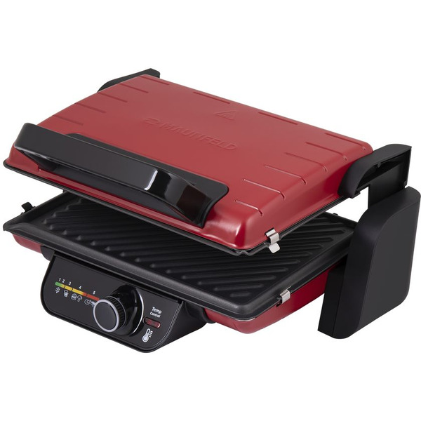 Гриль электрический MAUNFELD MGE2000CH вишневый