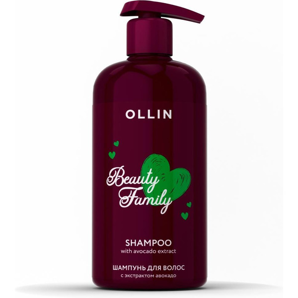 Шампунь для волос Ollin Professional с экстрактом авокадо, 500 мл