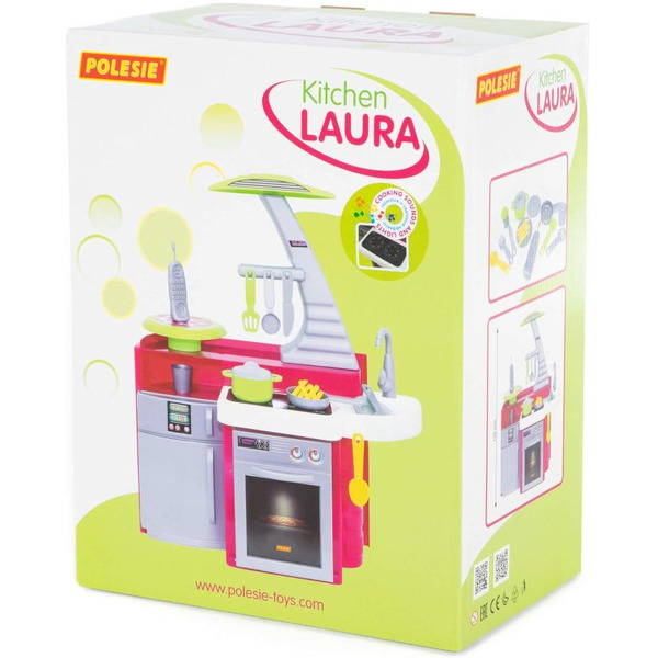 Детская кухня Полесье Laura с варочной панелью 56320 (в коробке)