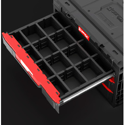 Ящик для инструментов Qbrick System One Drawer 3 Toolbox 2.0 / SKRQONED3CZAPG001 (черный)