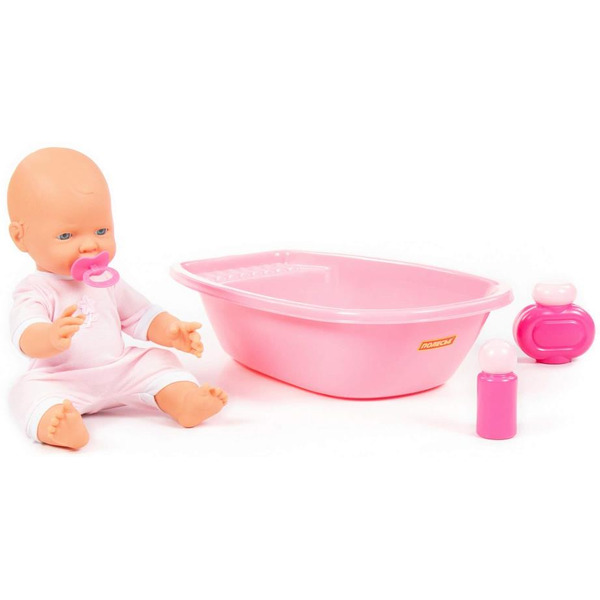 Пупс Полесье Веселый с соской и набором для купания 86778