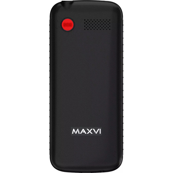 Кнопочный телефон Maxvi RT-04 с док-станцией (черный)
