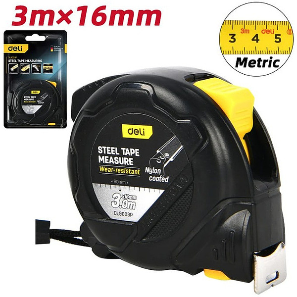Рулетка Deli EDL9003P