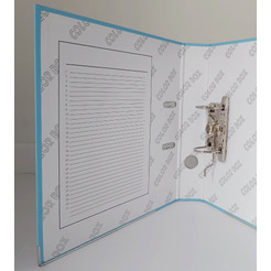 Папка-регистратор COLOR BOX DELI OD75LB