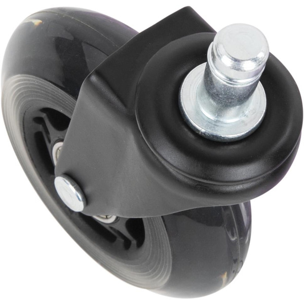 Колеса (ролики) для кресла BRABIX 532524 (мягкие, резиновые, КОМПЛЕКТ 5шт, шток d11мм)