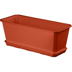 Ящик балконный  IDILAND Basil 221600632/01 (терракотовый)