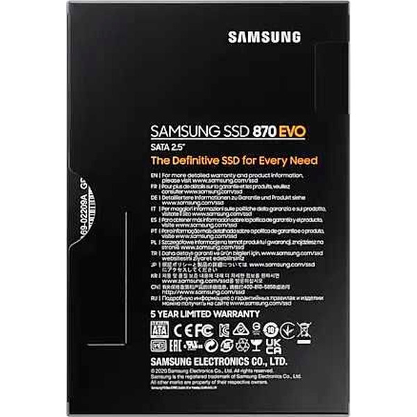SSD Samsung 870 Evo 500GB MZ-77E500BW
