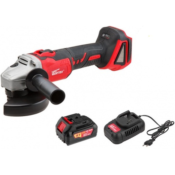Шлифмашина Wortex CAG 1812 E (1BCAG001A29) с 1-м АКБ