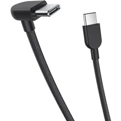 Кабель Xiaomi 3A USB Type-C - USB Type-C BHR08W0GL (0.1 м, черный)