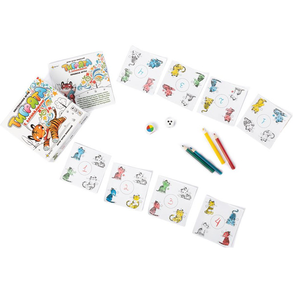 Настольная игра Эврикус Тигрята с карандашами BG-17043