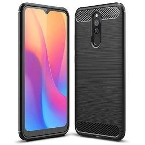Накладка Case Brushed Line для Xiaomi Redmi 8A (черный)