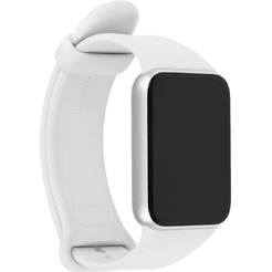 Фитнес-браслет Xiaomi Smart Band 10 Pro BHR08WBGL (серебристый, со светло-серым силиконовым ремешком)