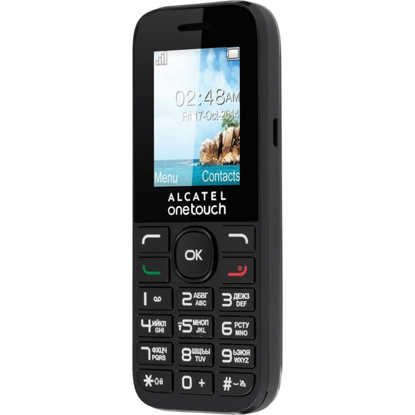 Сотовый телефон Alcatel 1016D черный