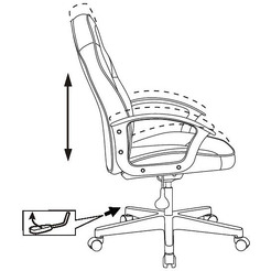 Кресло Zombie 11LT (черный)
