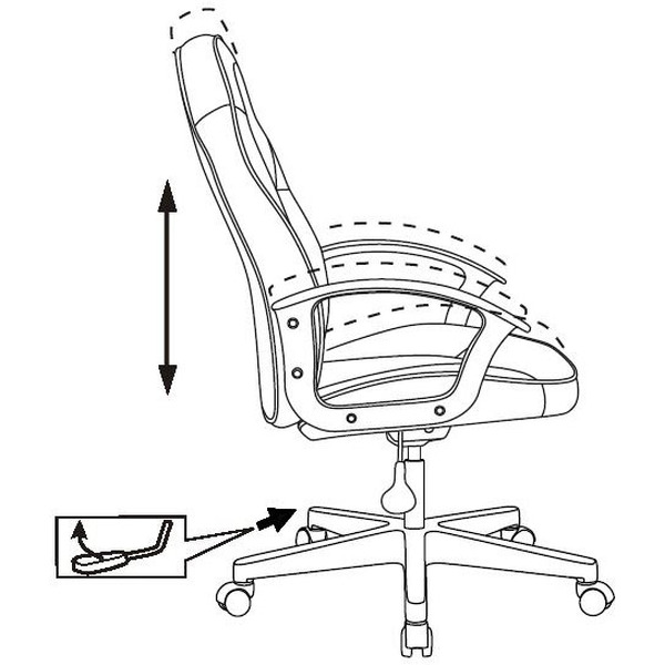 Кресло Zombie 11LT (черный)