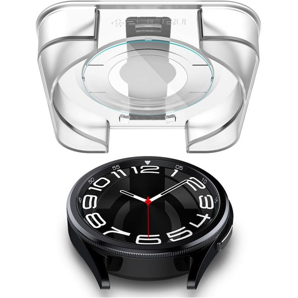 Защитное стекло Spigen EZ FIT Glas.TR для Galaxy Watch 6 Classic (43mm) AGL07067 (2шт)