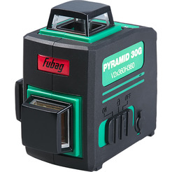 Лазерный нивелир FUBAG Pyramid 30G V2х360H360 3D зеленый луч (31632)