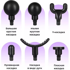 Перкуссионный массажер 2 в 1 Kitfort КТ-2976