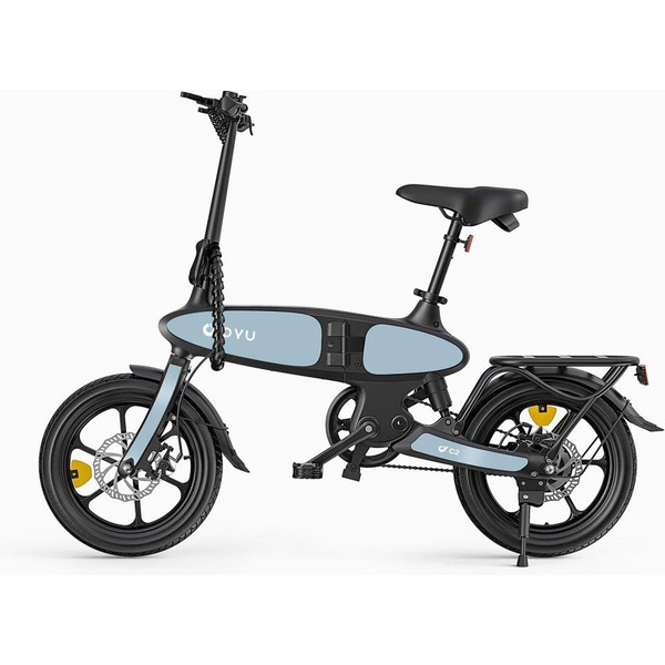 Электровелосипед DYU C2 250W (голубой)