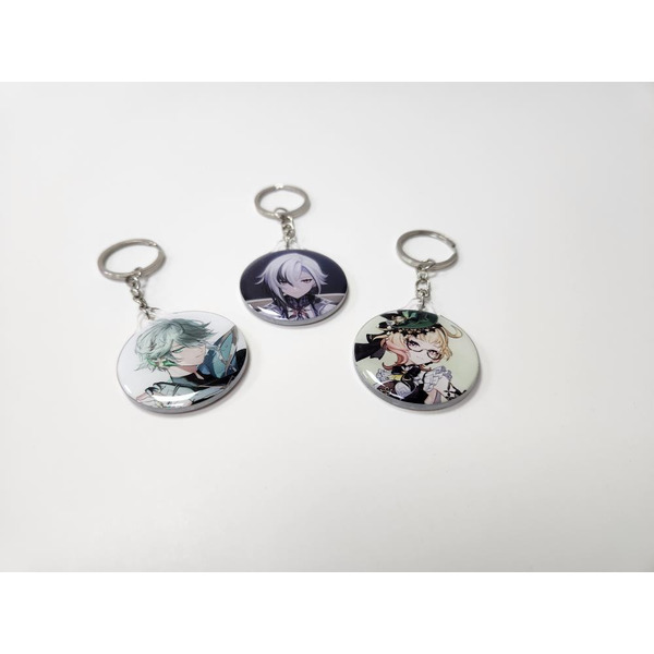 Брелок сувенирный "Дай 5 Добру" (Геншин) в ассортименте