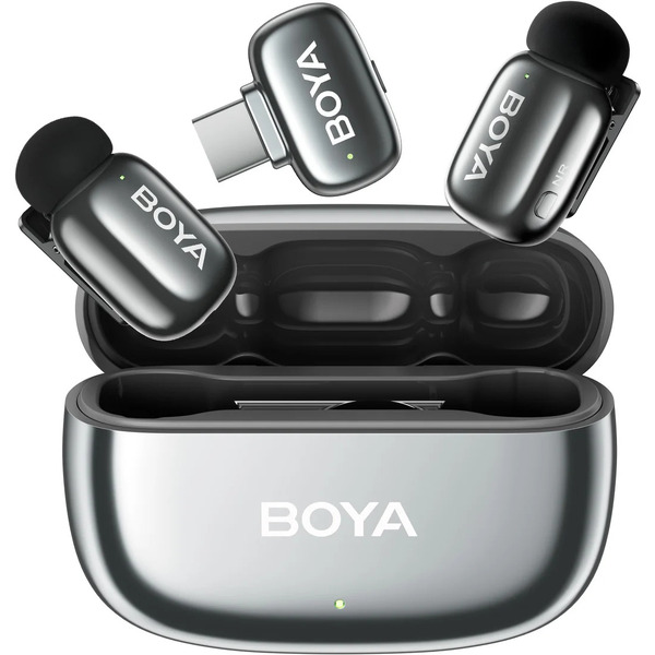 Радиосистема BOYA Mini 2-02 (серебристый)