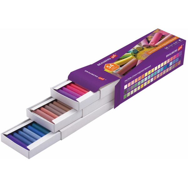 Пастель сухая художественная BRAUBERG ART DEBUT 181463 (72 цв)