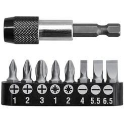 Набор бит с держателем TOTAL TACSD3091 (9 шт)