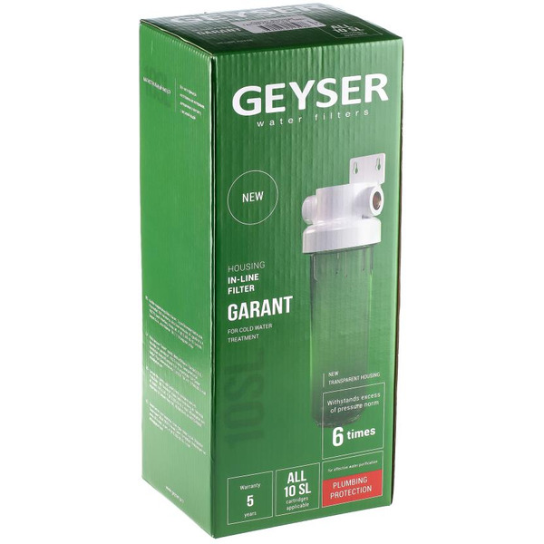 Корпус фильтра Гейзер Гарант 3/4" 10SL