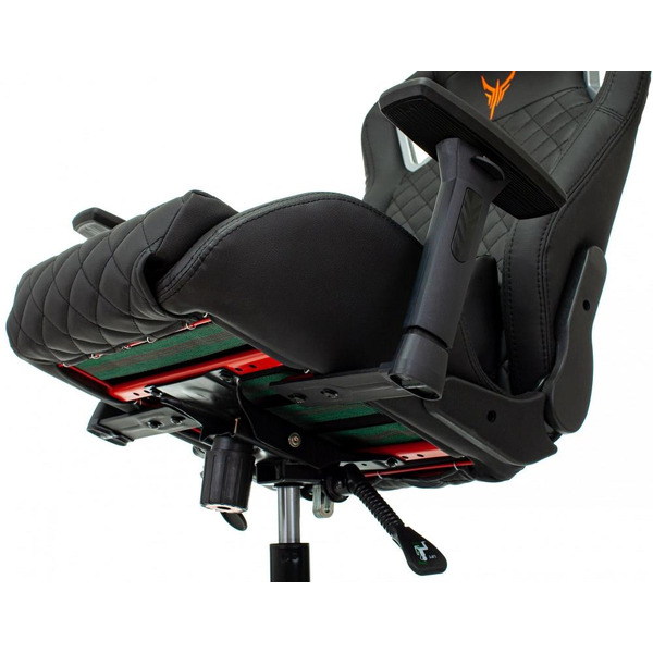 Кресло игровое Knight Outrider (1628891) черный/оранжевый