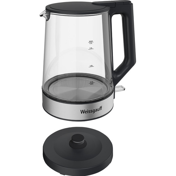 Чайник электрический Weissgauff WK 1700 EcoGlass Graphite