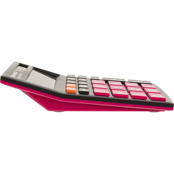 Калькулятор BRAUBERG Ultra Color-12-BKWR 250500 (черный/малиновый)
