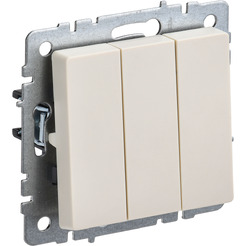 Выключатель IEK Brite ВС10-3-0-БрКр