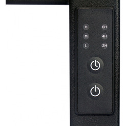 Полотенцесушитель Granula Квадро Снейк 43x50 (терморегулятор, черный матовый)