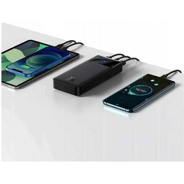 Внешний аккумулятор Baseus Bipow Digital Display Fast Charge 20000mAh (PPBD050501) черный