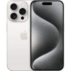Смартфон Apple iPhone 15 Pro 128Gb восстановленный ELNU Грейд A ELN3102A0339 (белый титан)
