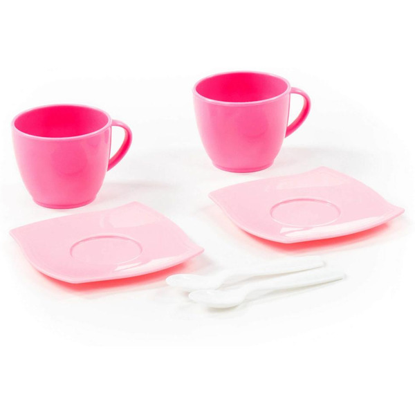 Набор детской посуды Полесье Алиса 56009 (на 2 персоны, в сеточке)