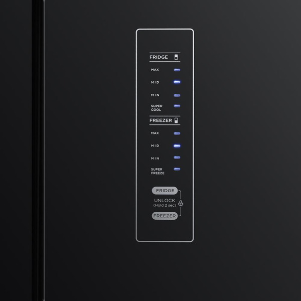 Холодильник Hyundai CM5005F (черное стекло)