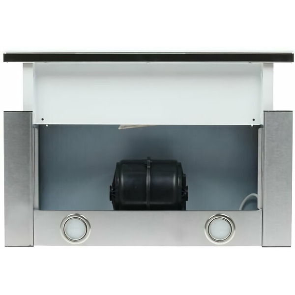 Вытяжка Elikor Интегра Glass 60Н-400-В2Д 940982 (нержавеющая сталь/черное стекло)