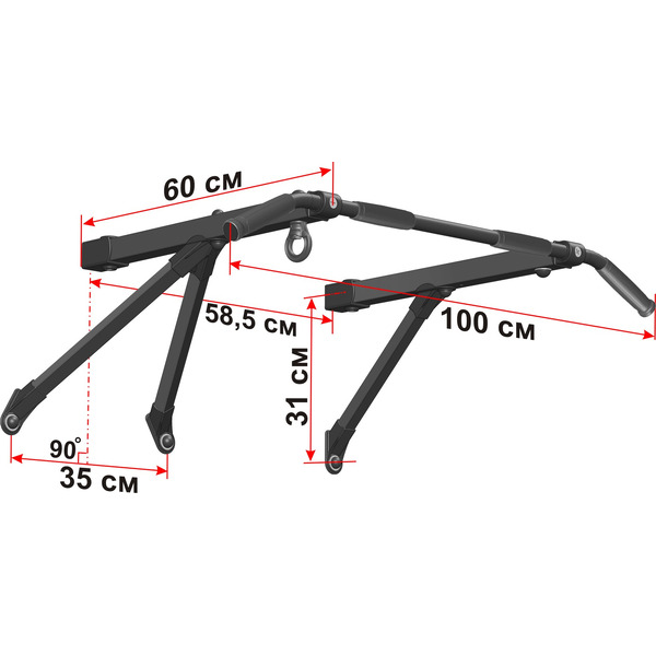 Турник настенный Leco IT Pro гп032120