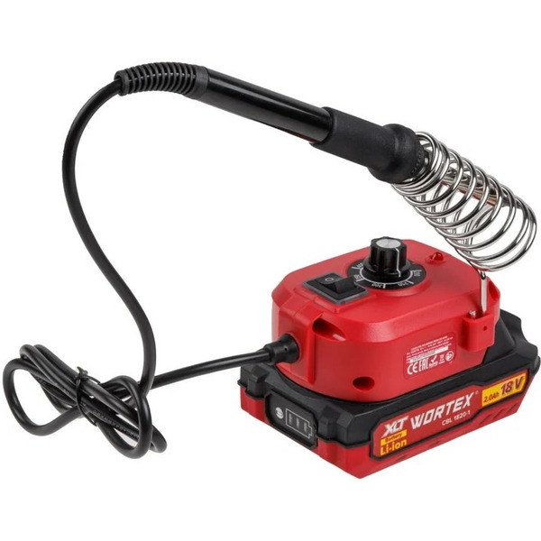 Паяльник аккумуляторный Wortex CSI 4018 ALL1 XLT SET