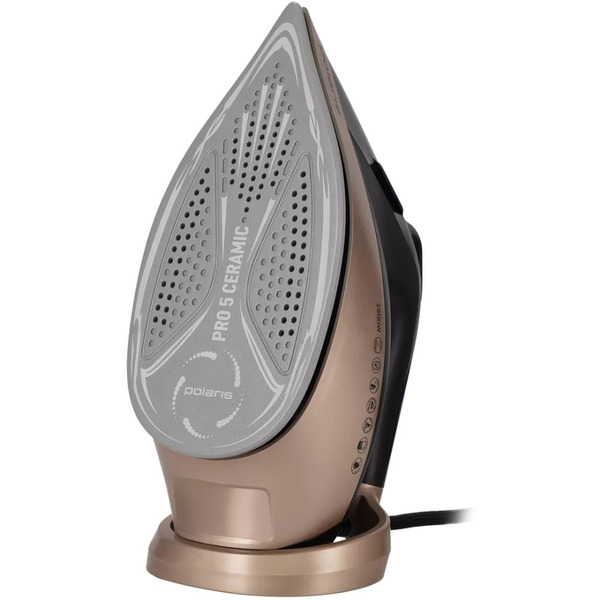 Утюг POLARIS PIR 2852AK 3m (Черный/золотой)