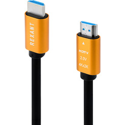 Кабель Rexant HDMI - HDMI 17-6102 (1 м, черный)
