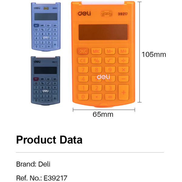 Калькулятор Deli E39217/BLACK