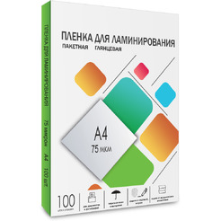Пленка для ламинирования Гелеос A4 75 мкм LPA4-75